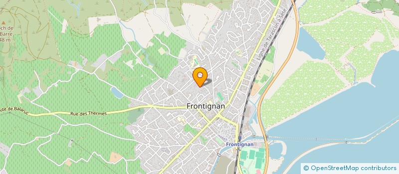 localisation de l'entreprise MADAME CELIA CATALANO à FRONTIGNAN