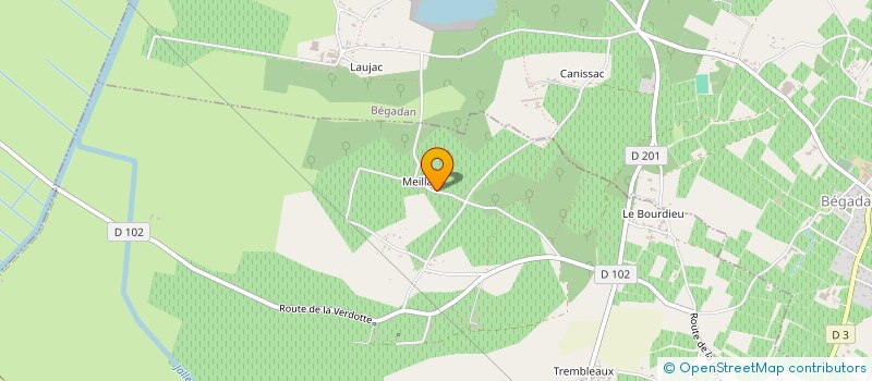 localisation de l'entreprise MADAME CELIA CAUSSEQUE  CIVRAC-EN-MEDOC