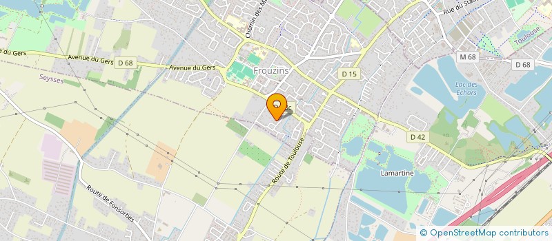 localisation de l'entreprise MADAME CELIA CESCON  FROUZINS