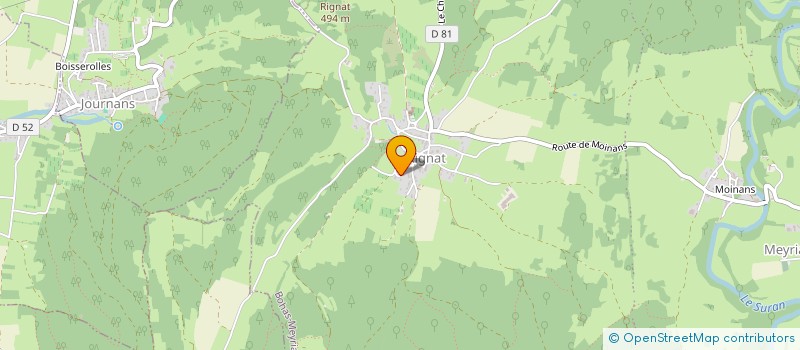 localisation de l'entreprise MADAME CELIA CHAFFAUD  BOHAS-MEYRIAT-RIGNAT