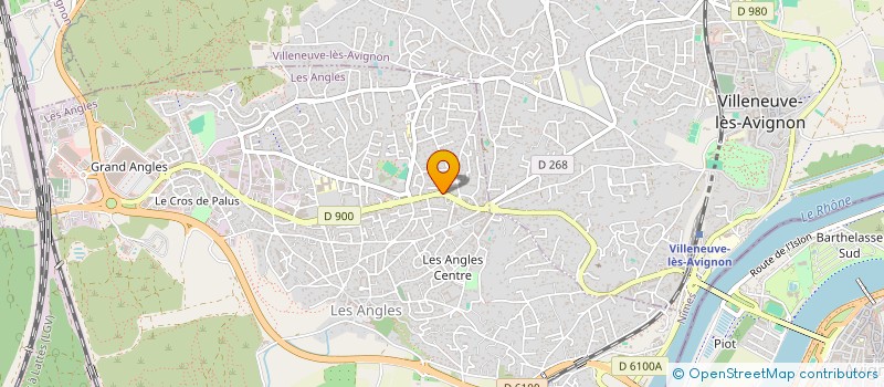 localisation de l'entreprise MADAME CELIA CHAMBON  LES ANGLES