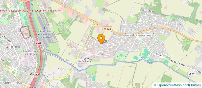 localisation de l'entreprise MADAME CELIA CHAUVET  QUINT-FONSEGRIVES