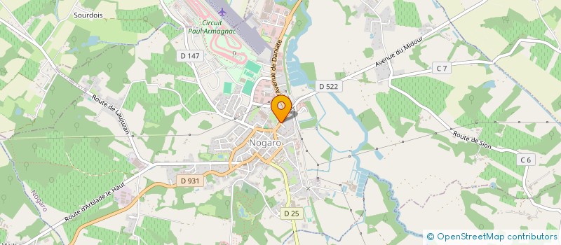 localisation de l'entreprise MADAME CELIA CHAVES  NOGARO