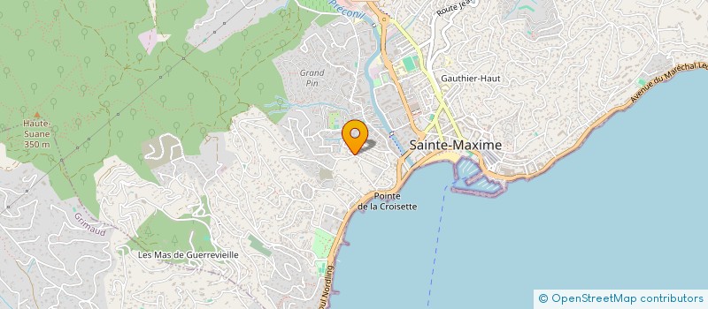 localisation de l'entreprise MADAME CELIA CHIANCONE à SAINTE-MAXIME