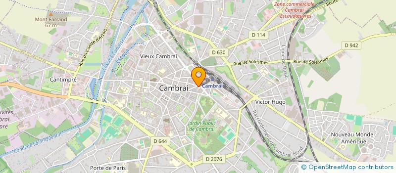 localisation de l'entreprise MADAME CELIA COCHIN  CAMBRAI