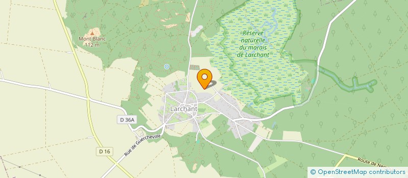 localisation de l'entreprise MADAME CELIA COQUARD  LARCHANT