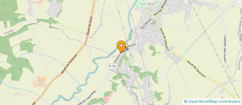 localisation de l'entreprise MADAME CELIA COUDERC  LAGARDELLE-SUR-LEZE