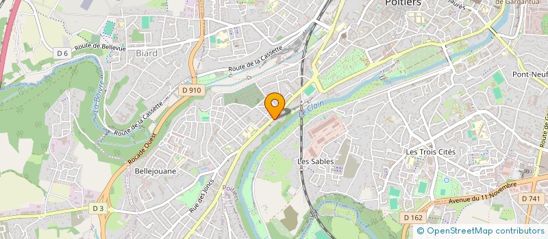 localisation de l'entreprise MADAME CELIA COURLIVANT  POITIERS