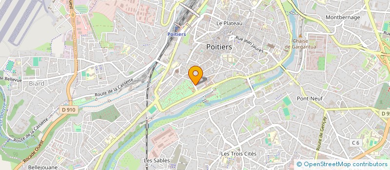 localisation de l'entreprise MADAME CELIA COURTOIS  POITIERS