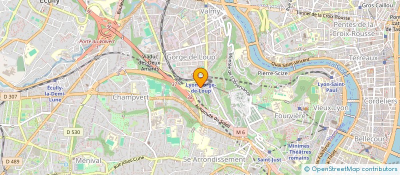 localisation de l'entreprise MADAME CELIA CRISTIA  L'ARBRESLE