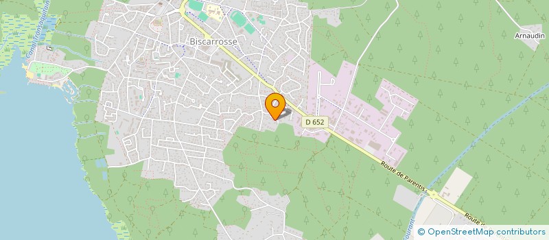 localisation de l'entreprise MADAME CELIA CROUZET  BISCARROSSE