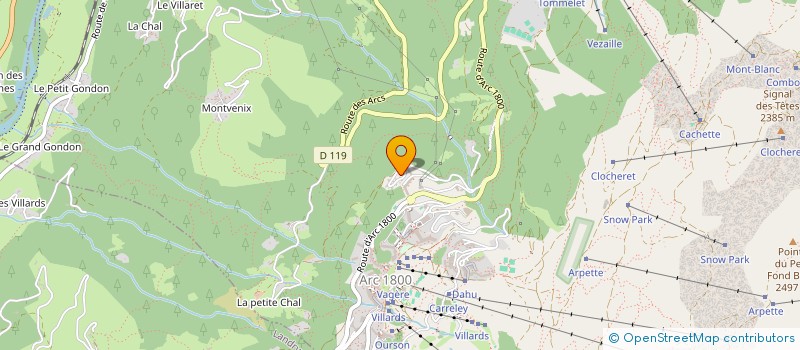 localisation de l'entreprise MADAME CELIA CUBINO  BOURG-SAINT-MAURICE