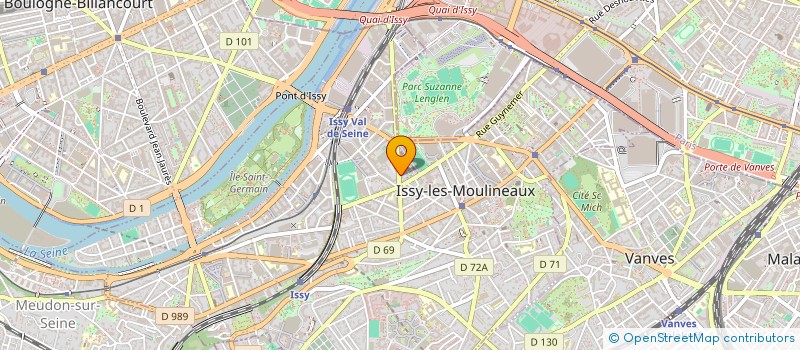 localisation de l'entreprise MADAME CELIA CUKIER à ISSY-LES-MOULINEAUX