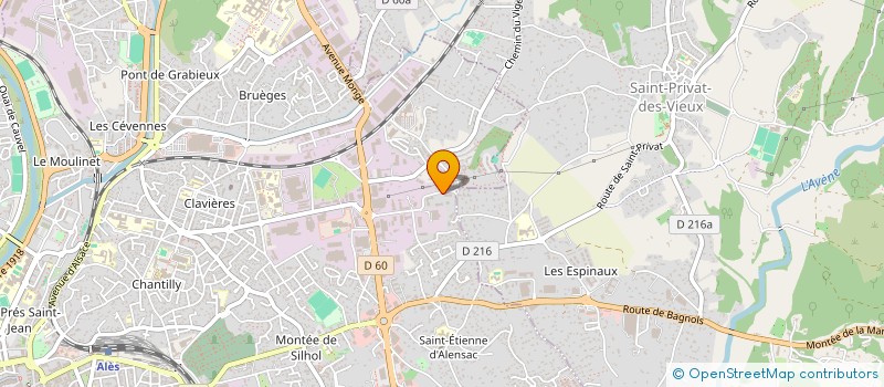 localisation de l'entreprise MADAME CELIA CZYZ à ALES
