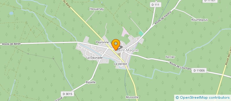 localisation de l'entreprise MADAME CELIA D'AMICO  SAINT-MAGNE