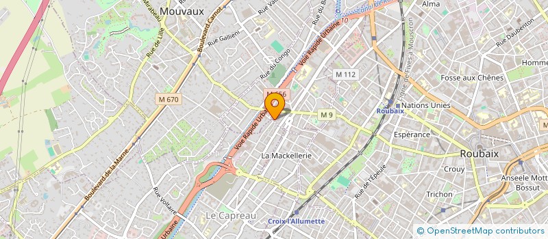 localisation de l'entreprise MADAME CELIA DAHMANI  TOURCOING