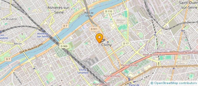 localisation de l'entreprise MADAME CELIA DALIGAULT à CLICHY