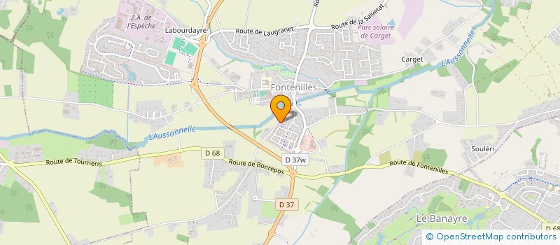 localisation de l'entreprise MADAME CELIA DANIEL  FONTENILLES