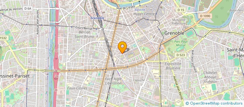 localisation de l'entreprise MADAME CELIA DAVID à GRENOBLE