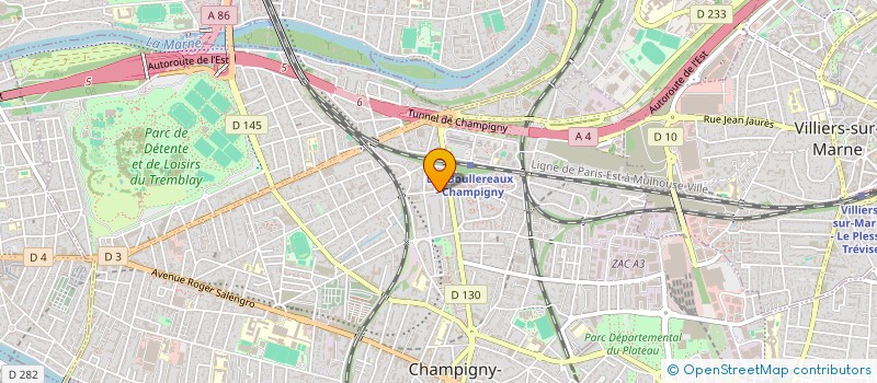 localisation de l'entreprise MADAME CELIA DE BRITO à CHAMPIGNY-SUR-MARNE