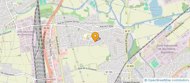 localisation de l'entreprise MADAME CELIA DE LIMA  SOUFFELWEYERSHEIM