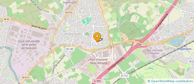 localisation de l'entreprise MADAME CELIA DE OLIVEIRA à VENDARGUES
