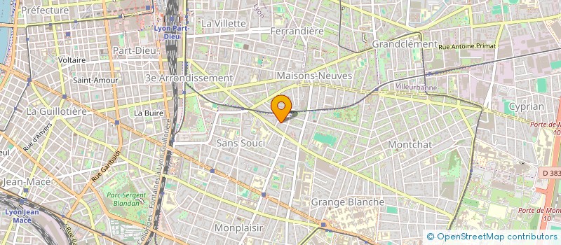 localisation de l'entreprise MADAME CELIA DENGERMA  LYON