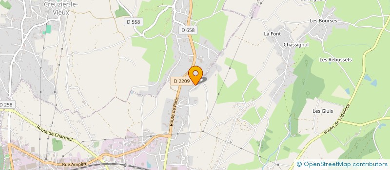 localisation de l'entreprise MADAME CELIA DENISE MAROT à CUSSET