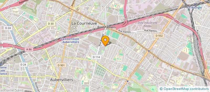 localisation de l'entreprise MADAME CELIA DESCAMPS à AUBERVILLIERS