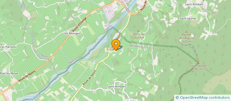 localisation de l'entreprise MADAME CELIA DESCOURS  MIRABEL-AUX-BARONNIES