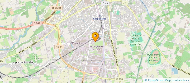 localisation de l'entreprise MADAME CELIA DEUDON-ALLOGIO à CARPENTRAS
