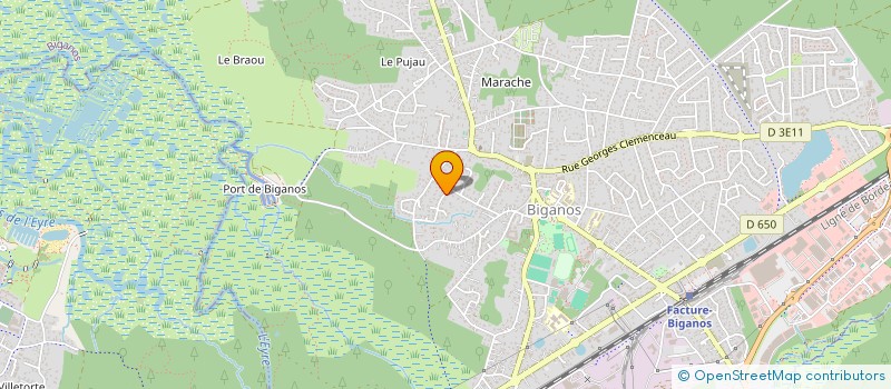 localisation de l'entreprise MADAME CELIA DONADO  BIGANOS