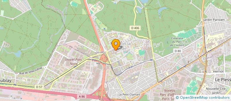 localisation de l'entreprise MADAME CELIA DOS SANTOS  MEUDON