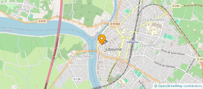 localisation de l'entreprise MADAME CELIA DOUBLET  LIBOURNE