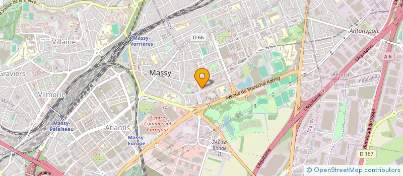 localisation de l'entreprise MADAME CELIA DRANES à MASSY
