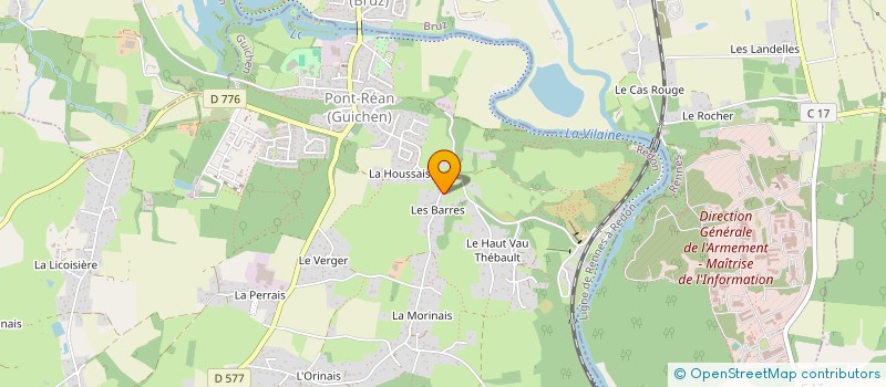 localisation de l'entreprise MADAME CELIA DRUAIS  GUICHEN