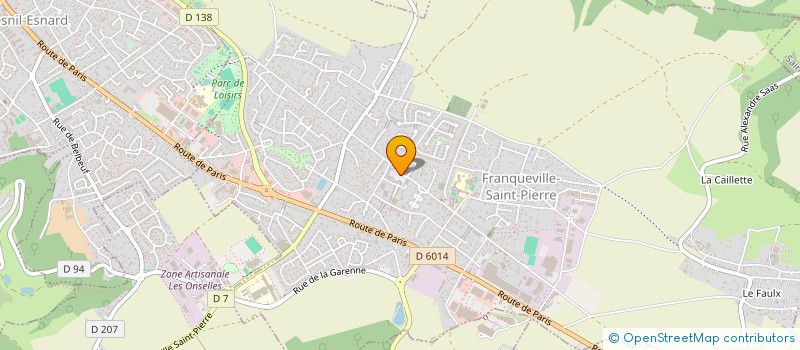 localisation de l'entreprise MADAME CELIA DUPARC  FRANQUEVILLE-SAINT-PIERRE