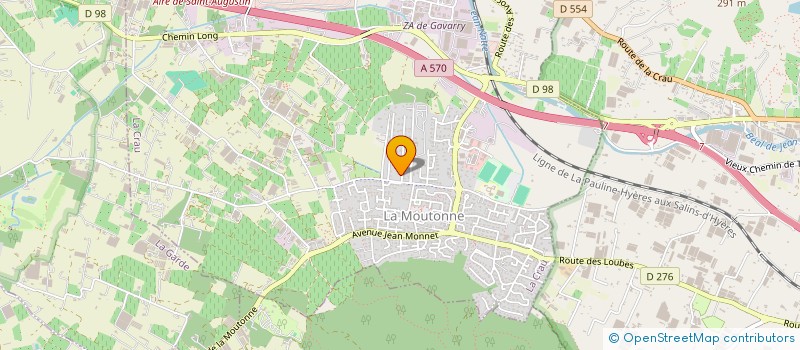 localisation de l'entreprise MADAME CELIA DUSSOURT  LA CRAU