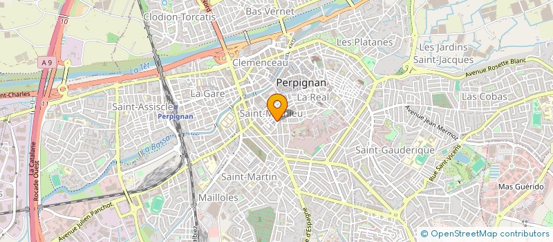 localisation de l'entreprise MADAME CELIA EGEA  PERPIGNAN