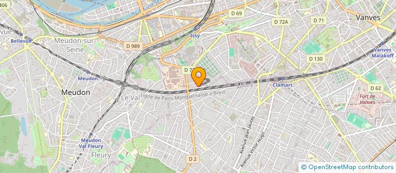 localisation de l'entreprise MADAME CELIA FAHMI à CLAMART