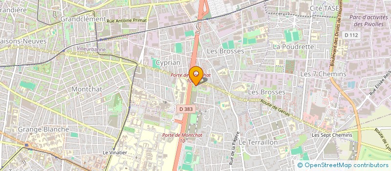 localisation de l'entreprise MADAME CELIA FERREIRA PINTO  BRON