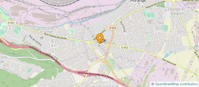 localisation de l'entreprise MADAME CELIA FERSING  FLORANGE