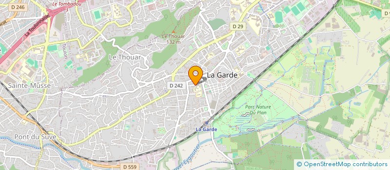 localisation de l'entreprise MADAME CELIA FOURCADE-LABEILLE  LA GARDE