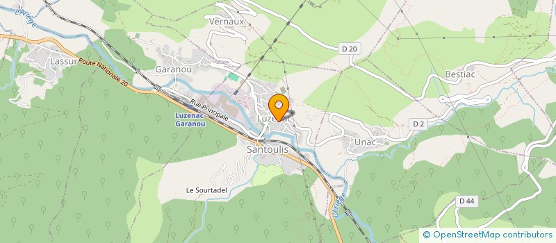 localisation de l'entreprise MADAME CELIA FRAISSE à LUZENAC