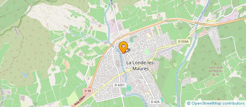 localisation de l'entreprise MADAME CELIA FRANCESCHINO  LA LONDE-LES-MAURES