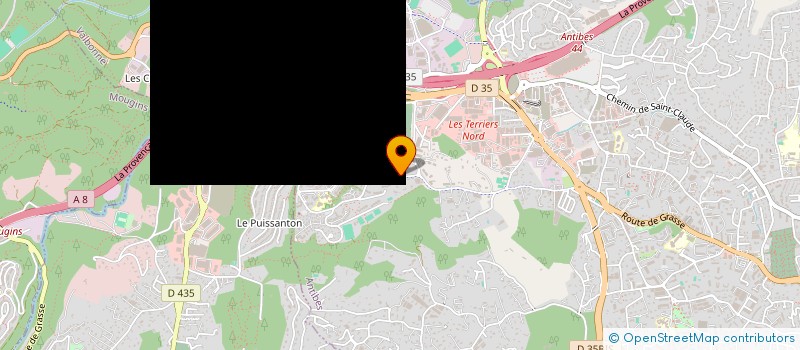 localisation de l'entreprise MADAME CELIA GAILLARD à ANTIBES