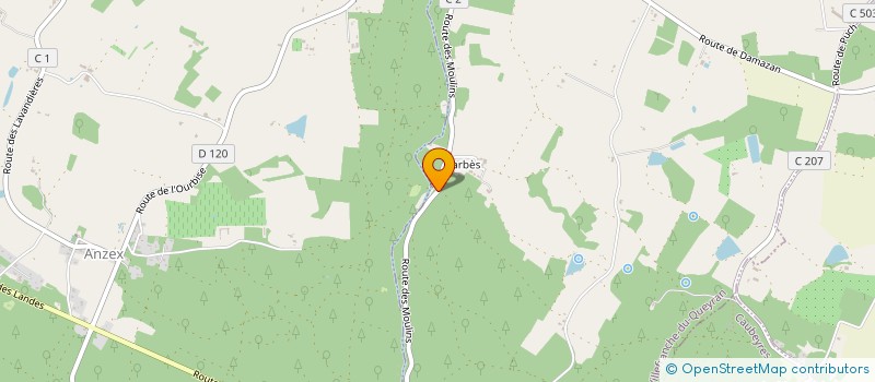 localisation de l'entreprise MADAME CELIA GAPAIL  VILLEFRANCHE-DU-QUEYRAN