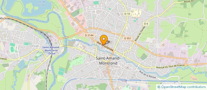 localisation de l'entreprise MADAME CELIA GARNIER  SAINT-AMAND-MONTROND