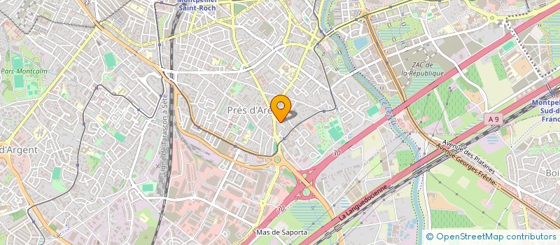 localisation de l'entreprise MADAME CELIA GASC  MONTPELLIER