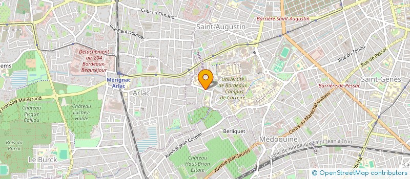 localisation de l'entreprise MADAME CELIA GENESTOUT  BORDEAUX